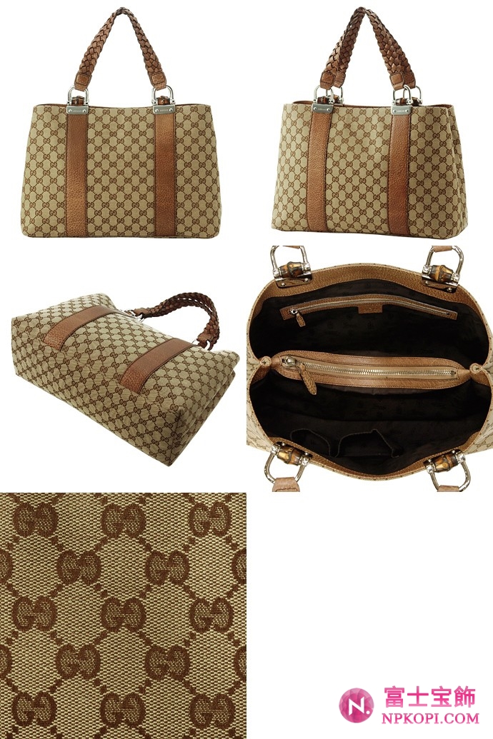 GUCCI/グッチ 2012年春夏BAMBOO BARバンブーディテールミディアムトートバッグ 232947 F4G1N 9763 